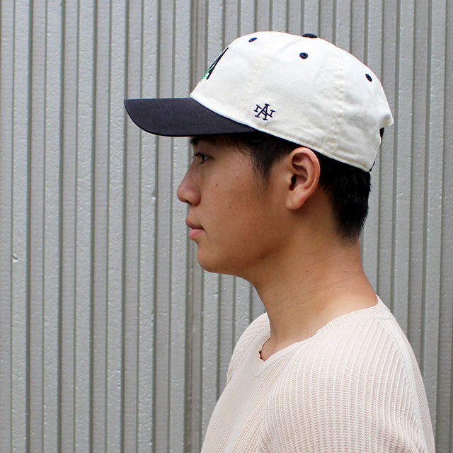 アメリカンニードル キャップ ロサンゼルス BALLPARK MICRO ICON STRAPBACK CAP IYORY-BLACK