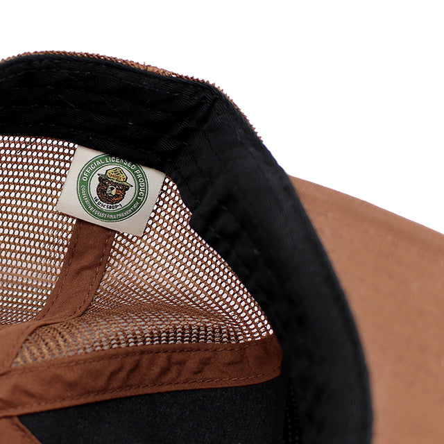 アメリカンニードル キャップ スモーキーベア SMOKEY BEAR TRUCKER MESH CAP BROWN