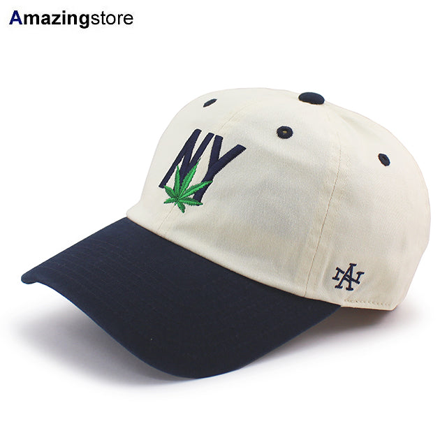 アメリカンニードル キャップ ニューヨーク BALLPARK MICRO ICON STRAPBACK CAP IYORY-NAVY