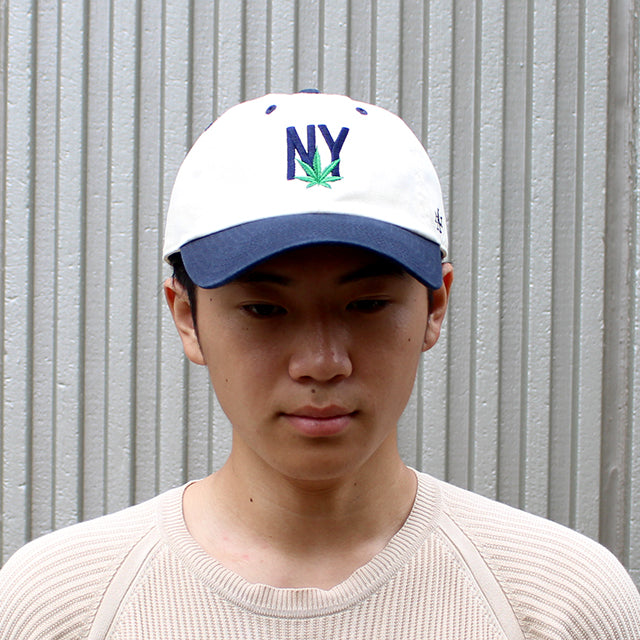 アメリカンニードル キャップ ニューヨーク BALLPARK MICRO ICON STRAPBACK CAP IYORY-NAVY