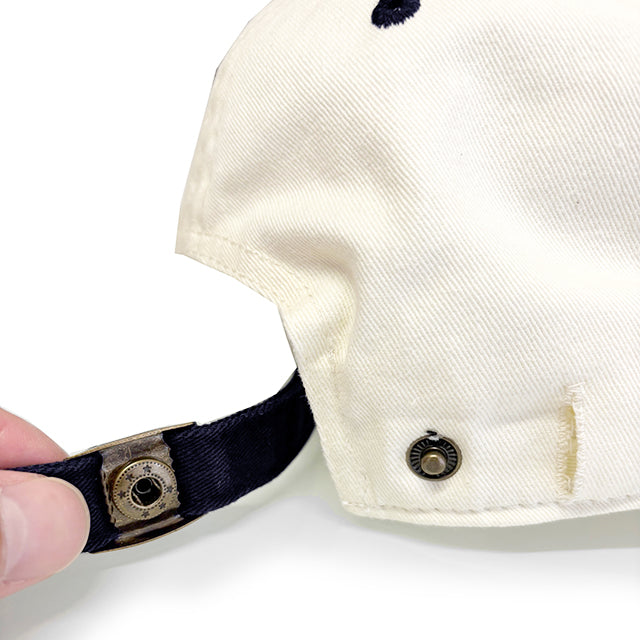 アメリカンニードル キャップ ニューヨーク BALLPARK MICRO ICON STRAPBACK CAP IYORY-NAVY