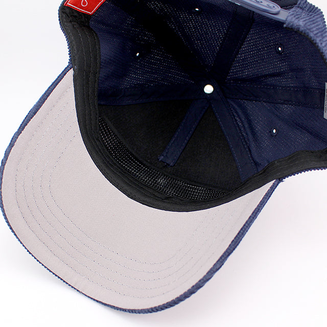 アメリカンニードル パブストブルーリボンビール スナップバック PABST BLUE RIBBON ROSCOE CORDUROY SNAPBACK CAP NAVY