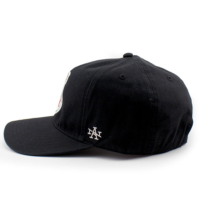 アメリカンニードル キャップ マックトラックス HEPCAT STRAPBACK CAP BLACK
