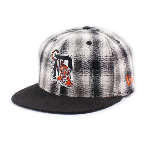 ニューエラ キャップ 59FIFTY デトロイト タイガース MLB PLAID CORD VISOR 2000 TIGER STADIUM FITTED CAP WHITE
