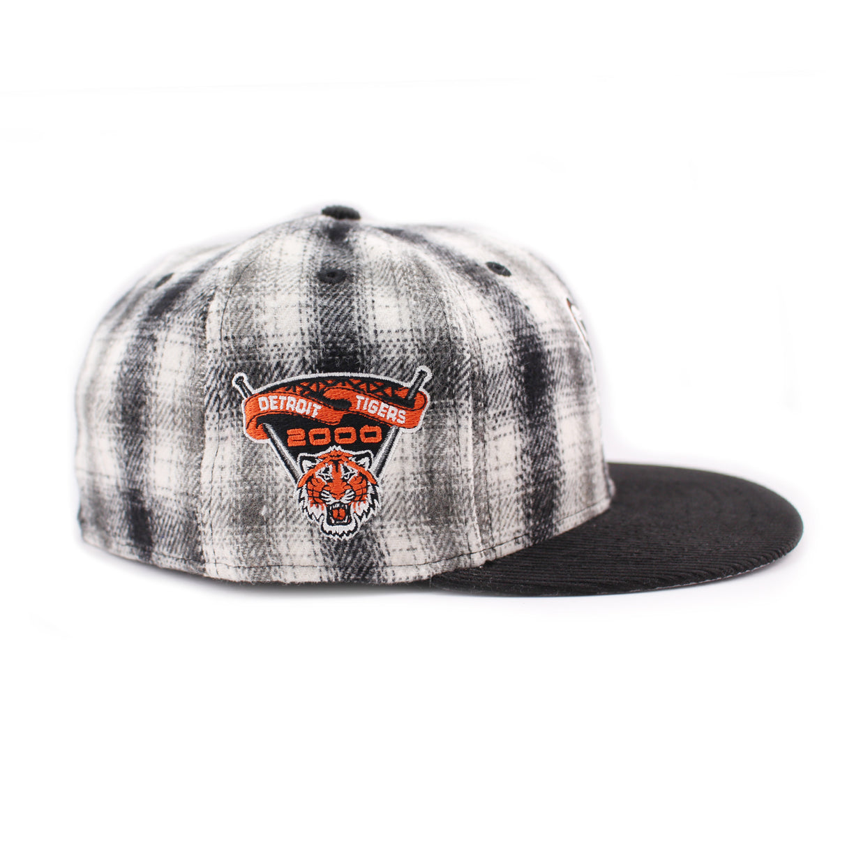 ニューエラ キャップ 59FIFTY デトロイト タイガース MLB PLAID CORD VISOR 2000 TIGER STADIUM FITTED CAP WHITE