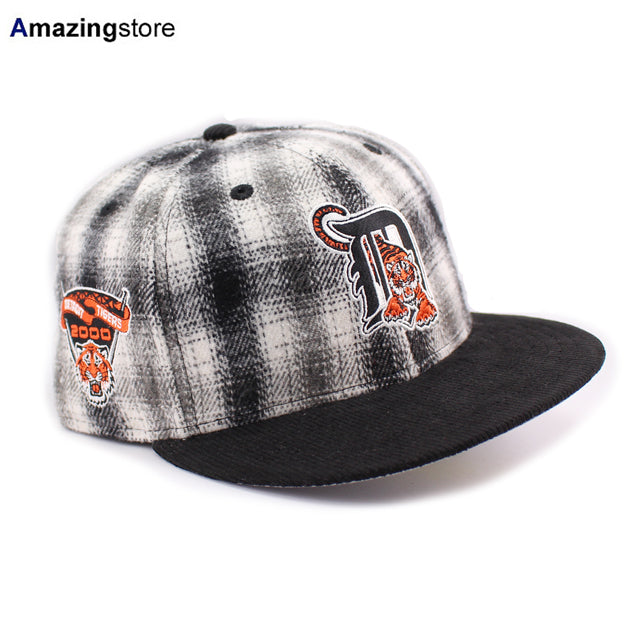 ニューエラ キャップ 59FIFTY デトロイト タイガース MLB PLAID CORD VISOR 2000 TIGER STADIUM FITTED CAP WHITE