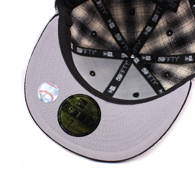 ニューエラ キャップ 59FIFTY デトロイト タイガース MLB PLAID CORD VISOR 2000 TIGER STADIUM FITTED CAP WHITE