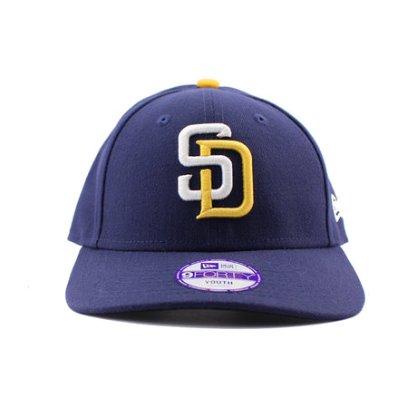 子供用 ニューエラ キャップ 9FORTY サンディエゴ パドレス YOUTH MLB 2007-2016 THE LEAGUE ADJUSTABLE CAP NAVY