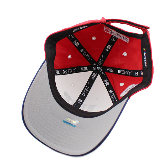 ニューエラ キャップ 9FORTY スナップバック ナスカー ブラッド ケセロウスキー BRAD KESELOWSKI LITE SNAPBACK CAP WHITE RED NAVY
