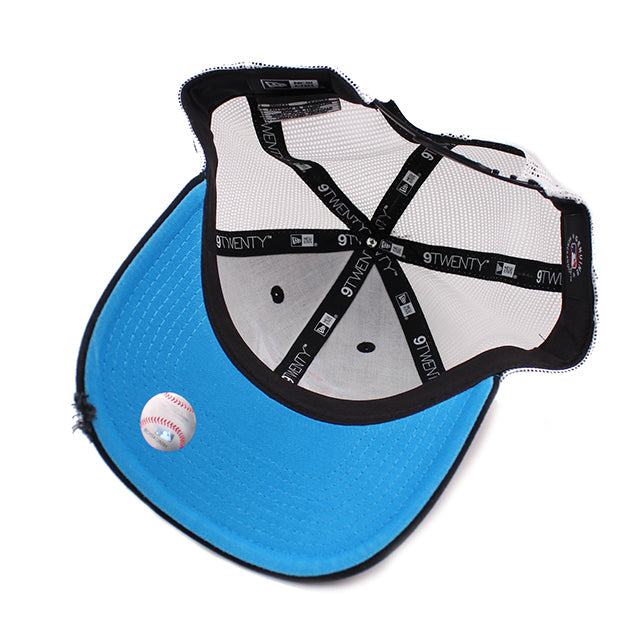 ニューエラ メッシュキャップ 9TWENTY マイアミ マーリンズ MLB RUSTIC MESH SNAPBACK CAP BLACK