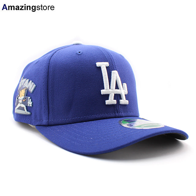 大谷翔平モデル ニューエラ 9SEVENTY ストレッチ スナップバック ロサンゼルス ドジャース MLB SHOHEI OHTANI PITCHING PLAYER REPLICA STRETCH SNAPBACK CAP ROYAL BLUE