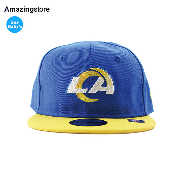 幼児用 ニューエラ キャップ 9FIFTY ロサンゼルス ラムズ NFL KID'S MY 1st INFANT ADJUSTABLE CAP BLUE-YELLOW