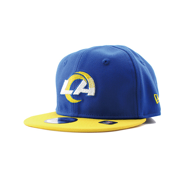 幼児用 ニューエラ キャップ 9FIFTY ロサンゼルス ラムズ NFL KID'S MY 1st INFANT ADJUSTABLE CAP BLUE-YELLOW
