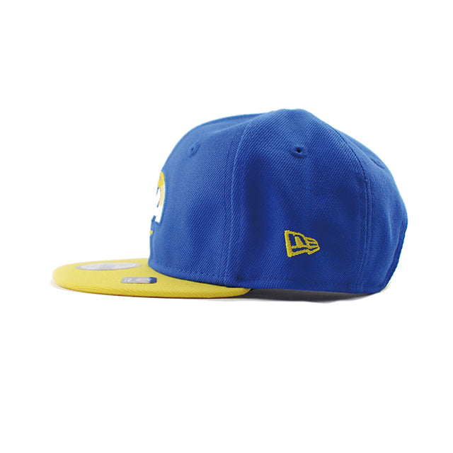 幼児用 ニューエラ キャップ 9FIFTY ロサンゼルス ラムズ NFL KID'S MY 1st INFANT ADJUSTABLE CAP BLUE-YELLOW
