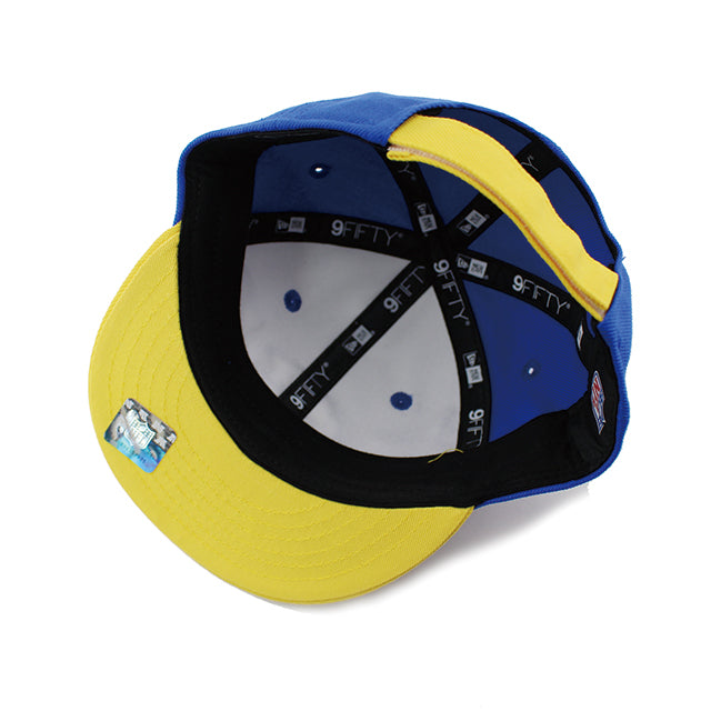 幼児用 ニューエラ キャップ 9FIFTY ロサンゼルス ラムズ NFL KID'S MY 1st INFANT ADJUSTABLE CAP BLUE-YELLOW
