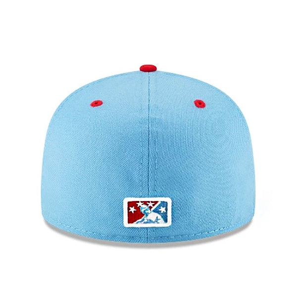 ニューエラ キャップ 59FIFTY ルイビル バッツ MiLB THEME NIGHT FITTED CAP SKY RED