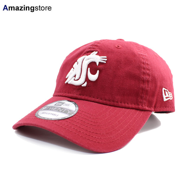 ニューエラ 9TWENTY ストラップバック ワシントンステイト クーガーズ NCAA THE LEAGUE CORE CLASSIC STRAPBACK CAP CRIMSON