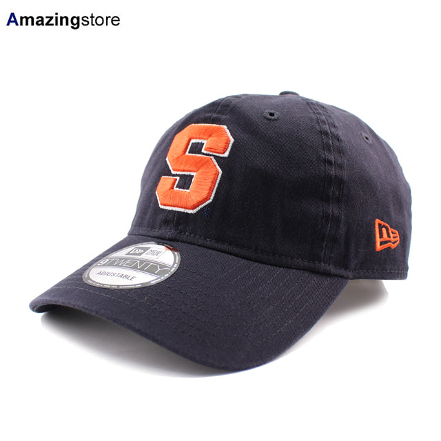 ニューエラ キャップ 9TWENTY ストラップバック シラキュース オレンジ NCAA CORE CLASSIC CAP NAVY
