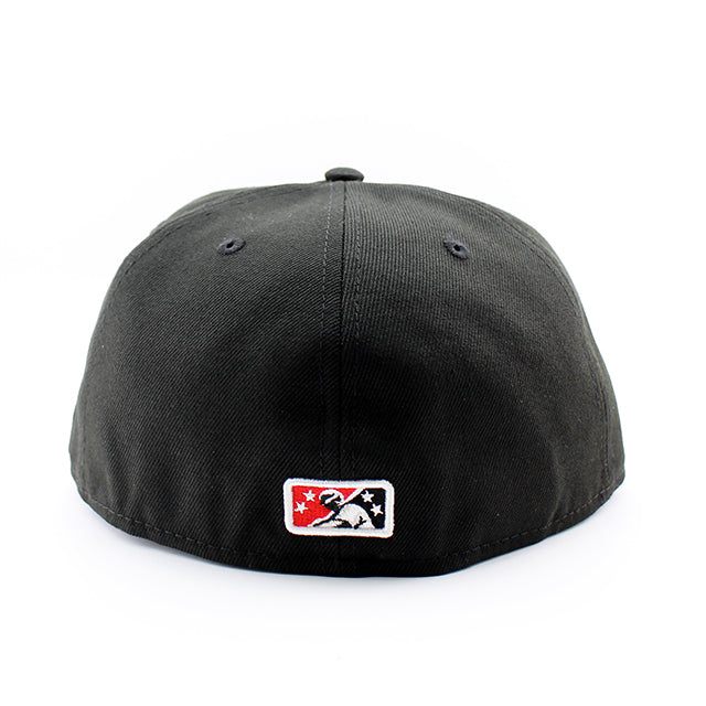 ニューエラ キャップ 59FIFTY ヒッコリー クロウダッズ MiLB ON-FIELD AUTHENTIC ROAD FITTED CAP BLACK