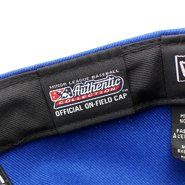 ニューエラ キャップ 59FIFTY ビロクシ シャッカーズ MiLB ON-FIELD AUTHENTIC ROAD FITTED CAP BLUE