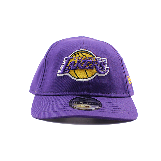 幼児用 ニューエラ キャップ 9TWENTY ストラップバック ロサンゼルス レイカーズ NBA KID'S MY1ST INFANT STRAPBACK CAP PURPLE