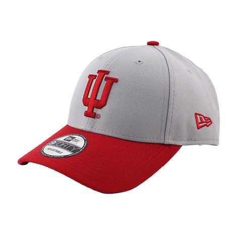 ニューエラ キャップ 9FORTY インディアナ フージャース NCAA THE LEAGUE ADJUSTABLE CAP GREY CARDINAL NEW ERA INDIANA HOOSIERS