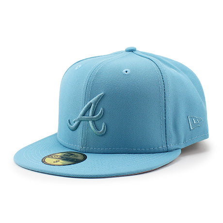 ニューエラ キャップ 59FIFTY アトランタ ブレーブス MLB TEAM BASIC FITTED CAP BLUEOUT NEW ERA ATLANTA BRAVES