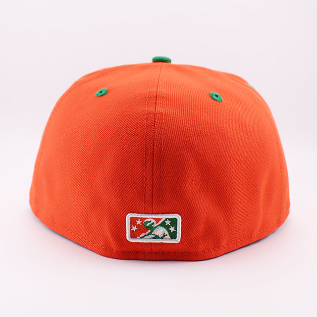 ニューエラ キャップ 59FIFTY ノーフォーク タイズ MiLB THEME NIGHT FITTED CAP ORANGE GREEN