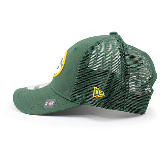 子供用 ニューエラ メッシュキャップ 9FORTY グリーンベイ パッカーズ YOUTH NFL SNAPBACK MES CAP GREEN