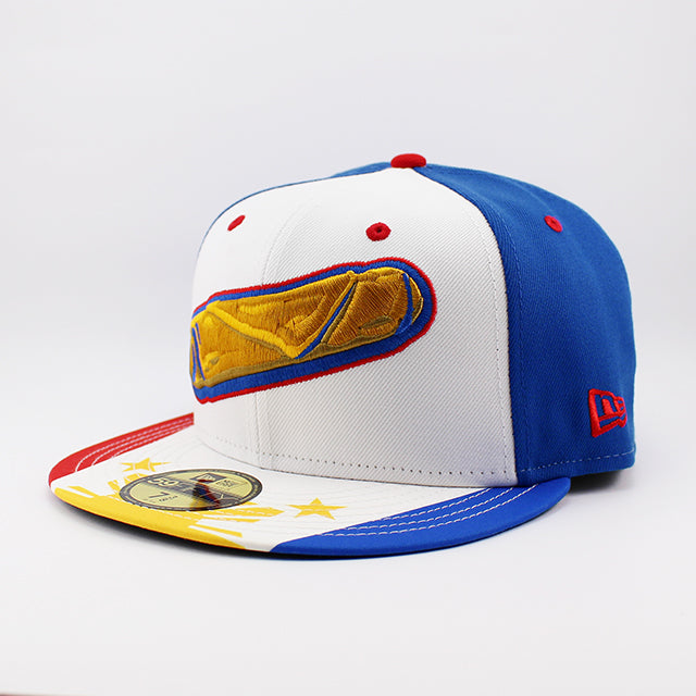 ニューエラ キャップ 59FIFTY ノーフォーク タイズ MiLB THEME NIGHT FITTED CAP WHITE BLUE
