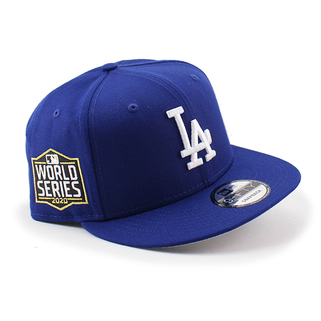 ニューエラ キャップ 9FIFTY ロサンゼルス ドジャース MLB 2020 WORLD SERIES SNAPBACK CAP BLUE