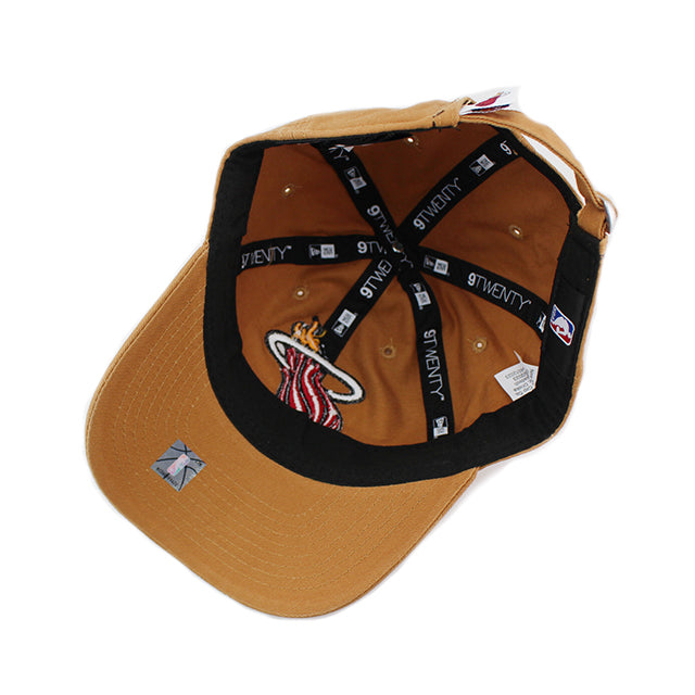 子供用 ニューエラ キャップ 9TWENTY ストラップバック マイアミ ヒート YOUTH STRAPBACK CAP LT BRONZE