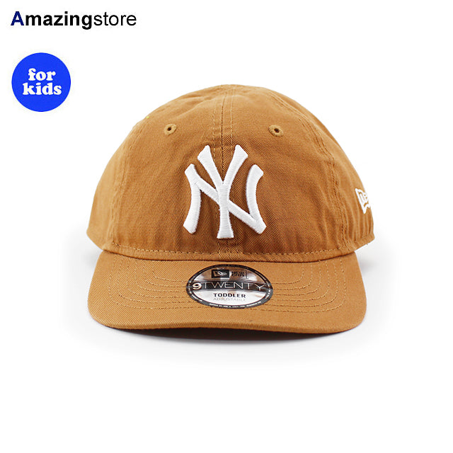 子供用 ニューエラ キャップ 9TWENTY ストラップバック ニューヨーク ヤンキース TODDER STRAPBACK CAP LT BRONZE