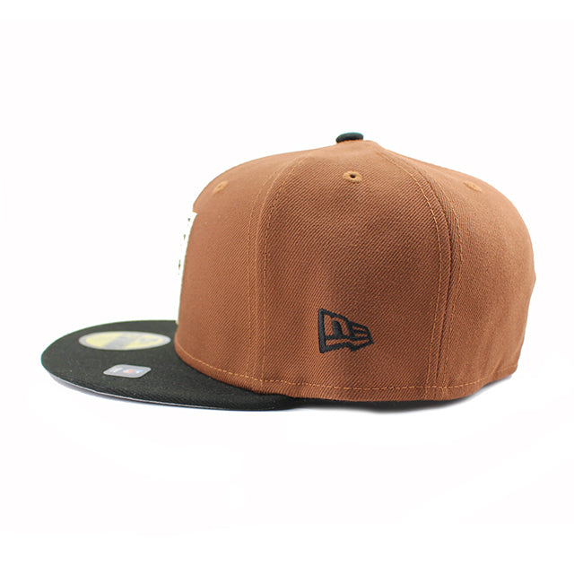 ニューエラ キャップ 59FIFTY ラスベガス レイダース NFL 50TH ANNIVERSARY HARVEST FITTED CAP BROWN