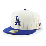 ニューエラ キャップ 59FIFTY ロサンゼルス ドジャース MLB 60TH ANNIVERSARY GREY BOTTOM FITTED CAP CREAM-ROYAL