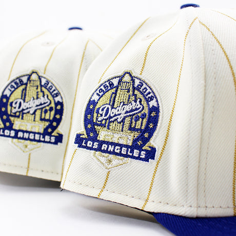 ニューエラ キャップ 59FIFTY ロサンゼルス ドジャース MLB 60TH ANNIVERSARY GREY BOTTOM FITTED CAP CREAM-ROYAL