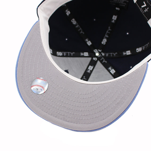 シティコネクト ニューエラ キャップ 59FIFTY ロサンゼルス ドジャース MLB CITY CONNECT FITTED NAVY STRIPE