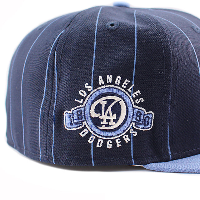 シティコネクト ニューエラ キャップ 59FIFTY ロサンゼルス ドジャース MLB CITY CONNECT FITTED NAVY STRIPE