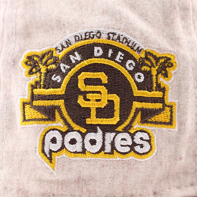 ニューエラ キャップ RC59FIFTY サンディエゴ パドレス MLB RETRO CROWN MELTON WOOL FITTED CAP BROWN