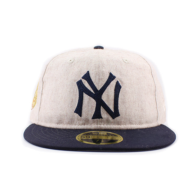 ニューエラ キャップ RC59FIFTY 二ューヨーク ヤンキース MLB RETRO CROWN MELTON WOOL FITTED CAP NAVY