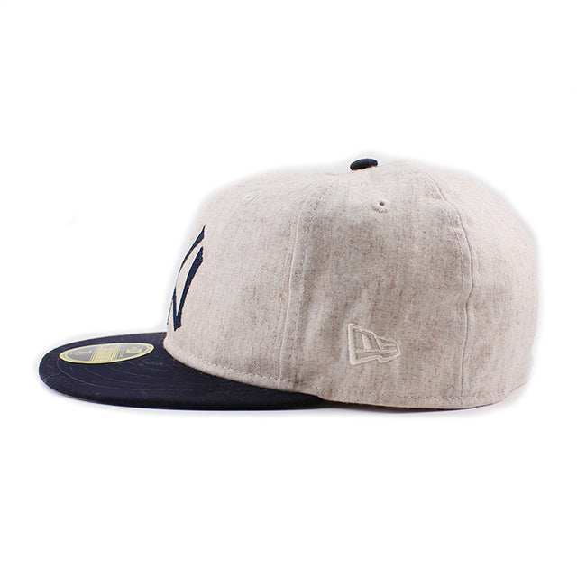 ニューエラ キャップ RC59FIFTY 二ューヨーク ヤンキース MLB RETRO CROWN MELTON WOOL FITTED CAP NAVY