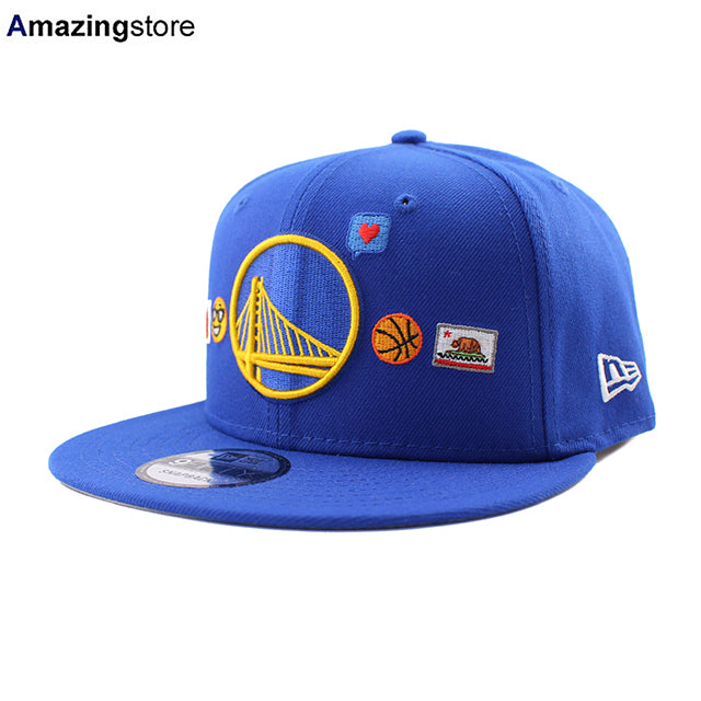 ニューエラ キャップ 9FIFTY スナップバック ゴールデンステイト ウォリアーズ NBA TEAM BASIC SNAPBACK CAP BLUE