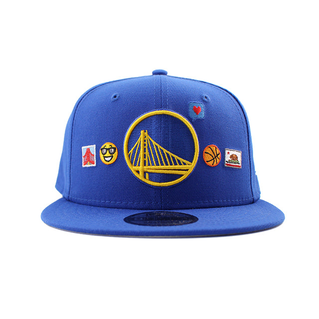 ニューエラ キャップ 9FIFTY スナップバック ゴールデンステイト ウォリアーズ NBA TEAM BASIC SNAPBACK CAP BLUE