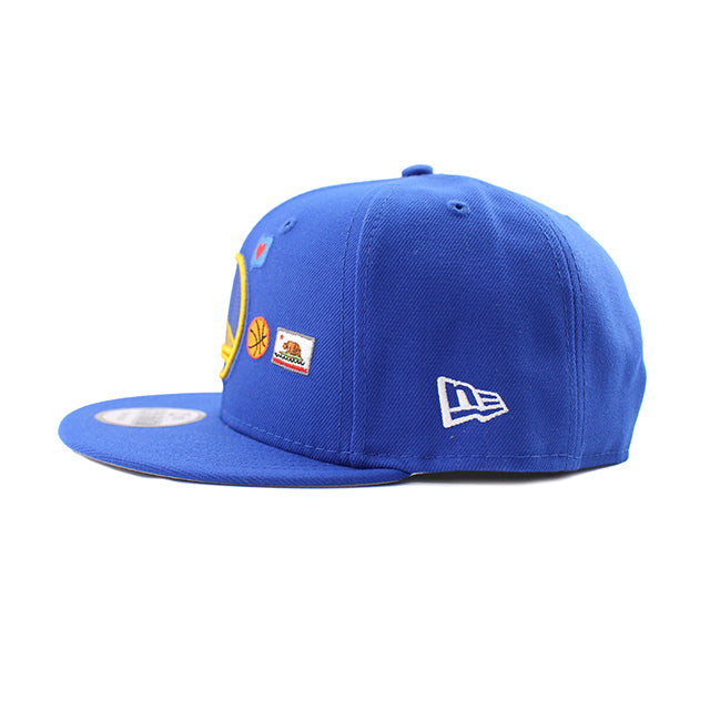 ニューエラ キャップ 9FIFTY スナップバック ゴールデンステイト ウォリアーズ NBA TEAM BASIC SNAPBACK CAP BLUE