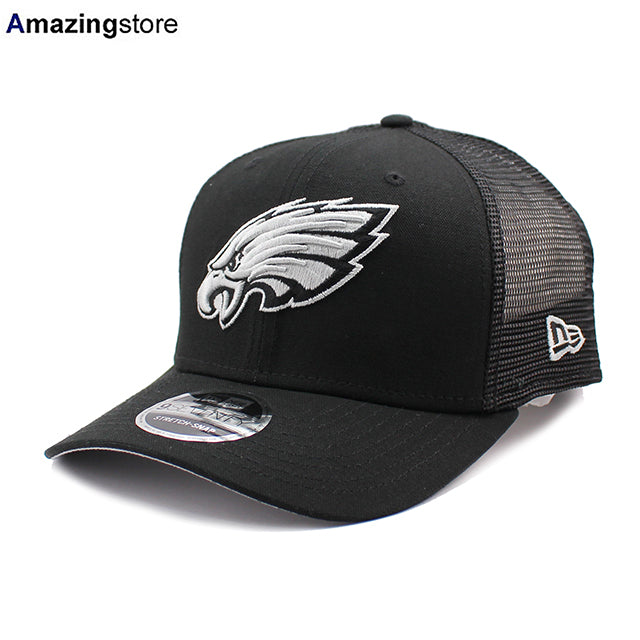 ニューエラ キャップ 9SEVENTY ストレッチ スナップバック フィラデルフィア イーグルス NFL MESH STRETCH SNAPBACK CAP BLACK