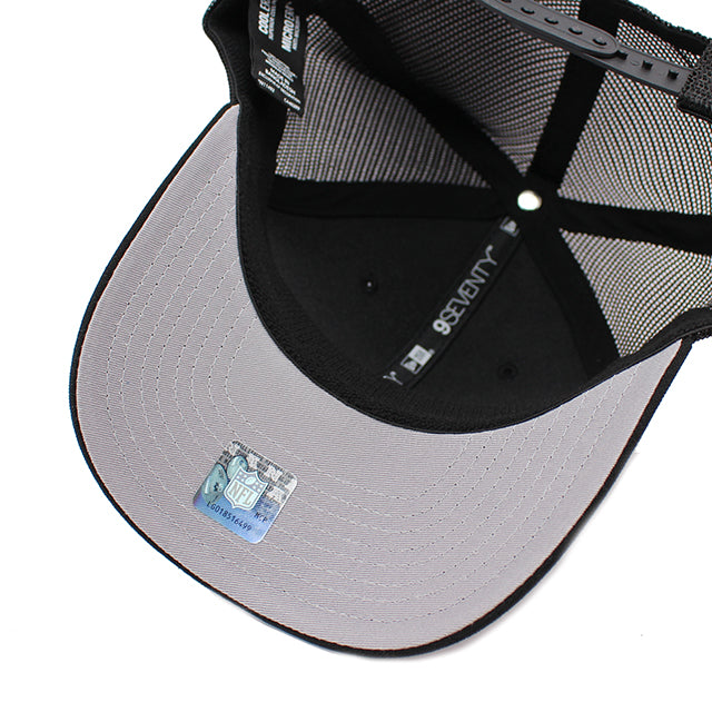 ニューエラ キャップ 9SEVENTY ストレッチ スナップバック フィラデルフィア イーグルス NFL MESH STRETCH SNAPBACK CAP BLACK