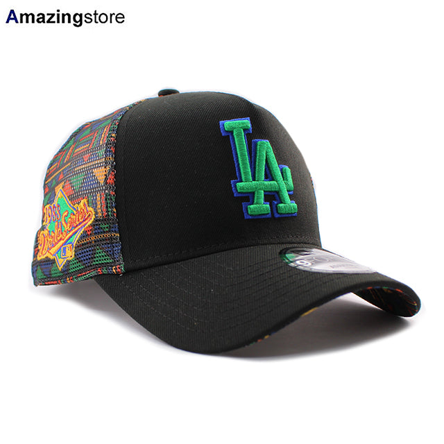 ニューエラ キャップ 9FORTY ロサンゼルス ドジャース MLB 1988 WORLD SERIES A-FRAME ETHNIC MESH SNAPBACK CAP BLACK