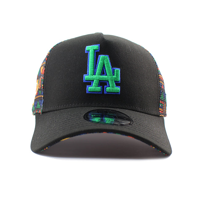 ニューエラ キャップ 9FORTY ロサンゼルス ドジャース MLB 1988 WORLD SERIES A-FRAME ETHNIC MESH SNAPBACK CAP BLACK