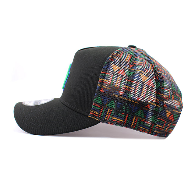 ニューエラ キャップ 9FORTY ロサンゼルス ドジャース MLB 1988 WORLD SERIES A-FRAME ETHNIC MESH SNAPBACK CAP BLACK