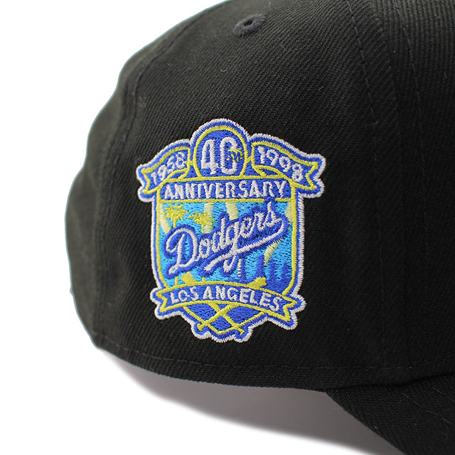 ニューエラ キャップ 9FORTY ロサンゼルス ドジャース MLB 40TH ANNIVERSARY A-FRAME SNAPBACK CAP BLACK